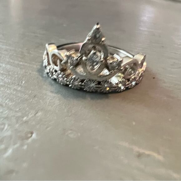 925 Sterling Silver CZ Ring Size 6 - Picture 5 of 7